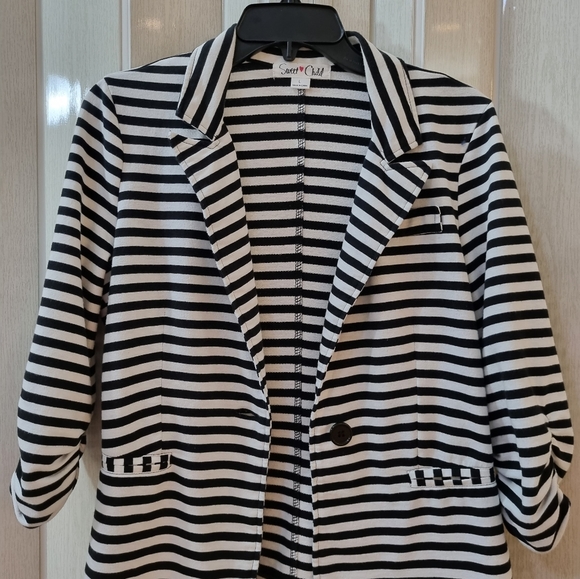 Sweet Child Blazer black striped for women Size L p - Picture 4 of 5